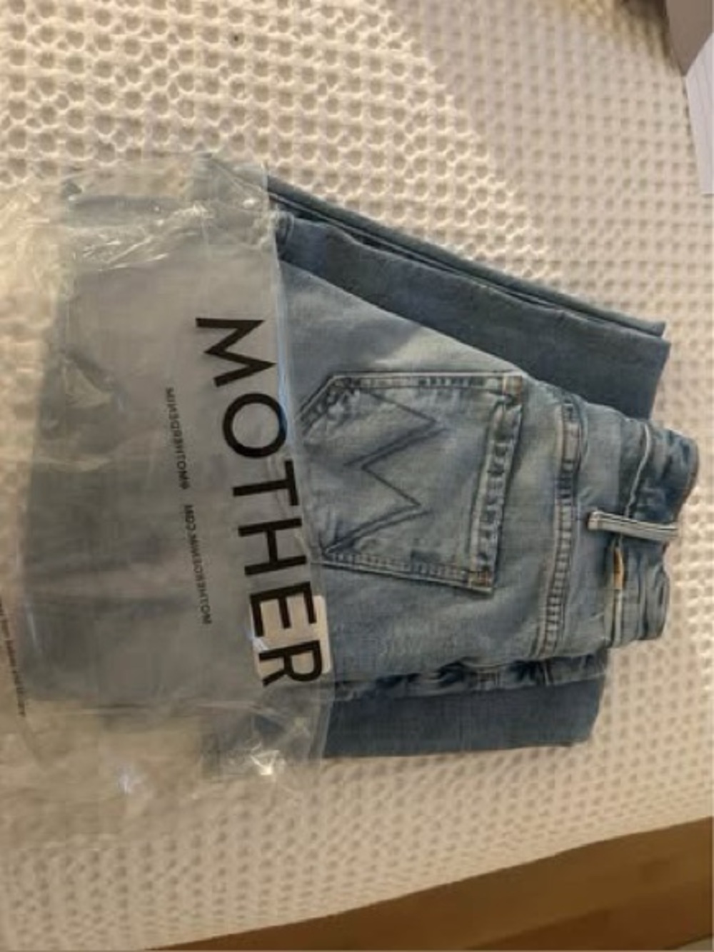 MOTHER Women's Light Blue Denim Jeans